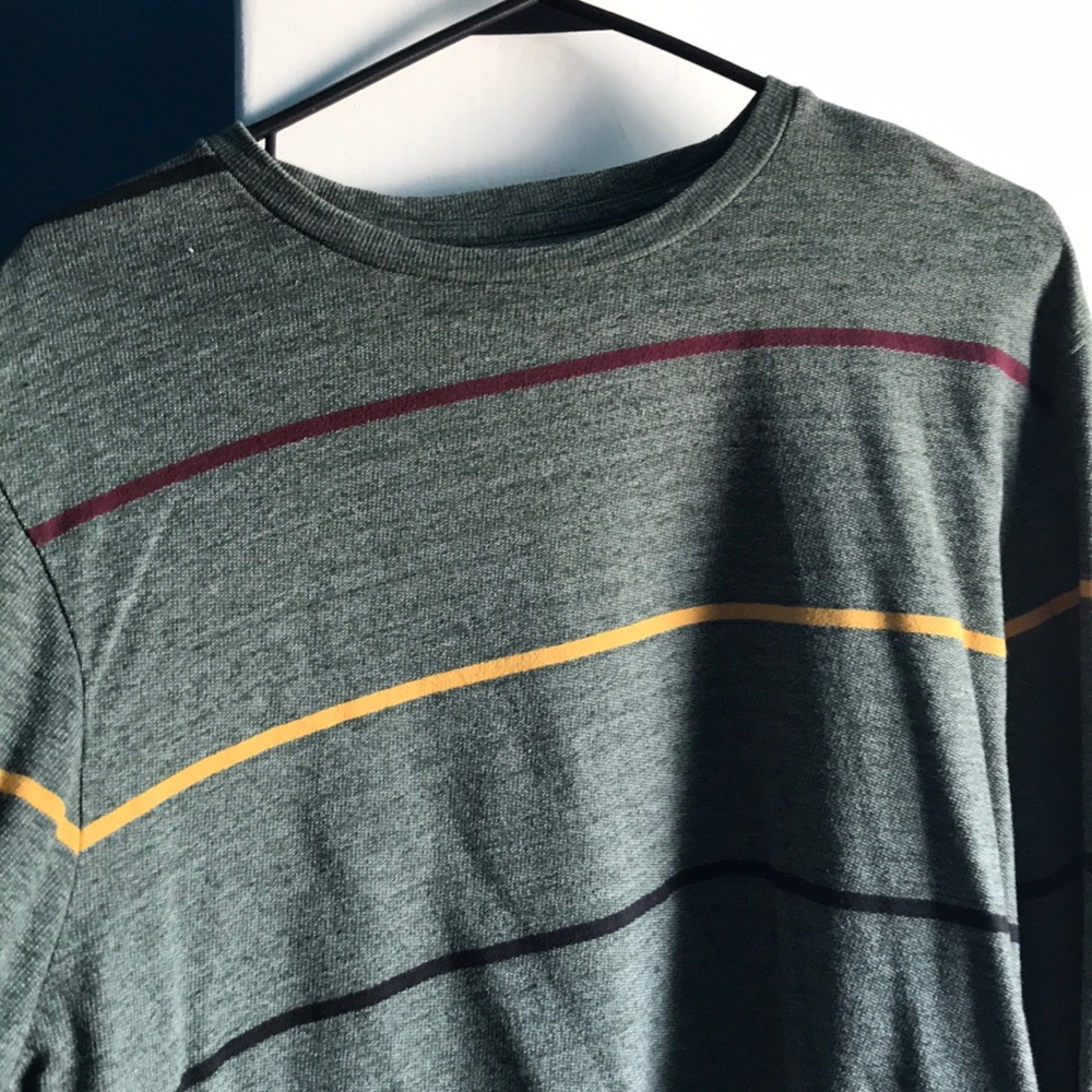 Medium green On The Byas sweatshirt.